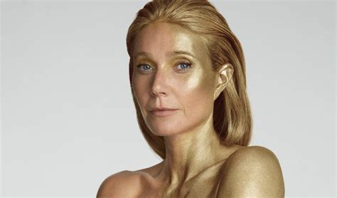 gwyneth paltrow naked|Gwyneth Paltrow Poses Nude Covered in Gold Body Paint for。